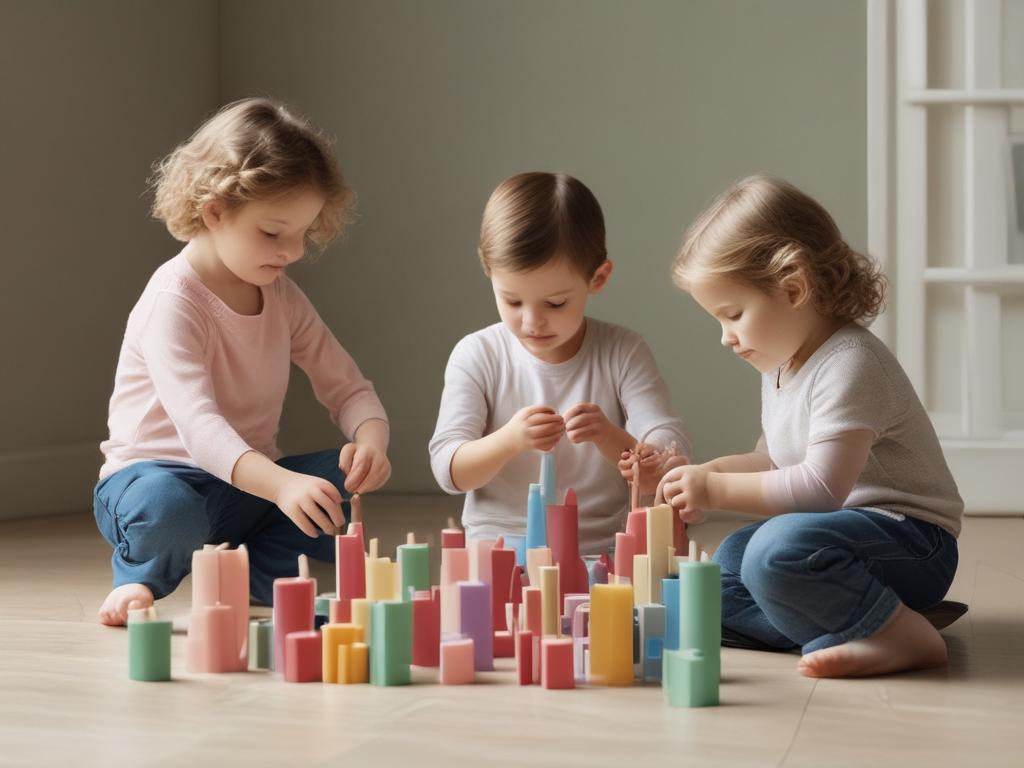 children playing, creative activities, learning through play