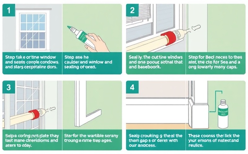 Step-by-step guide to caulking around windows and doors