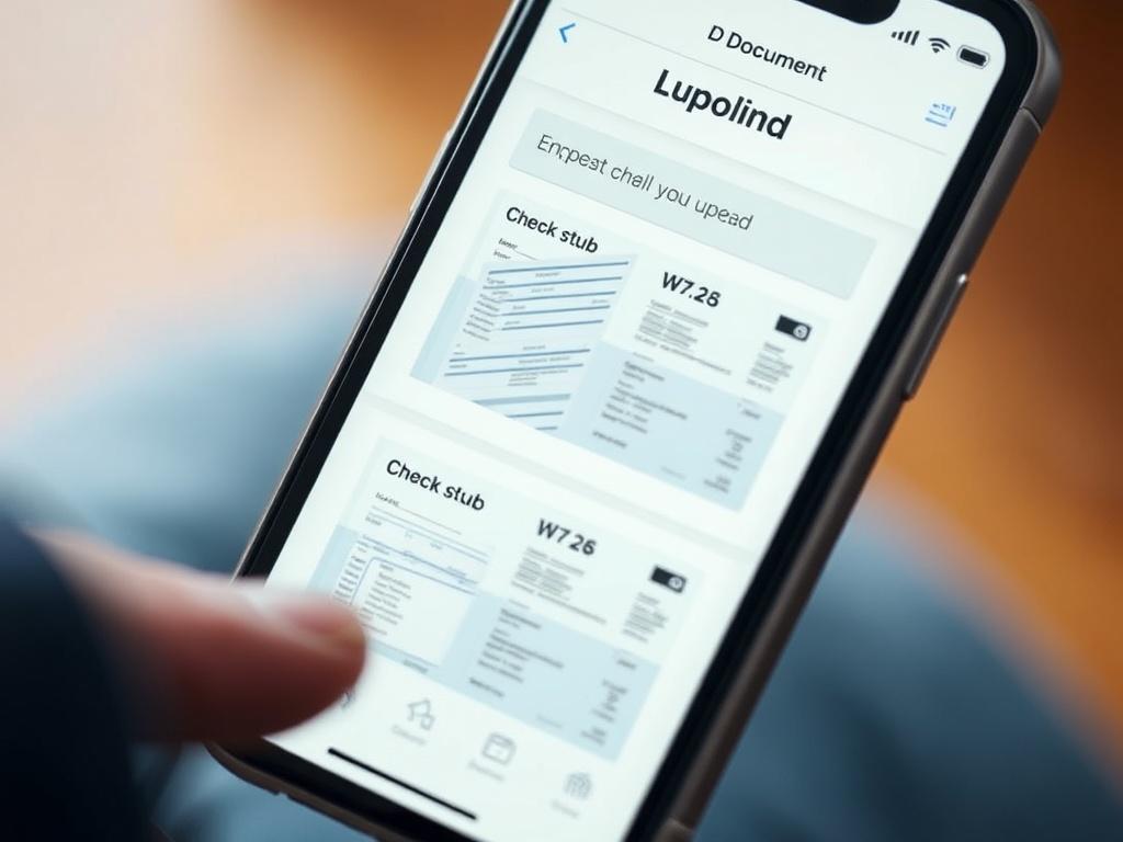 A close up shot of a smartphone displaying a document