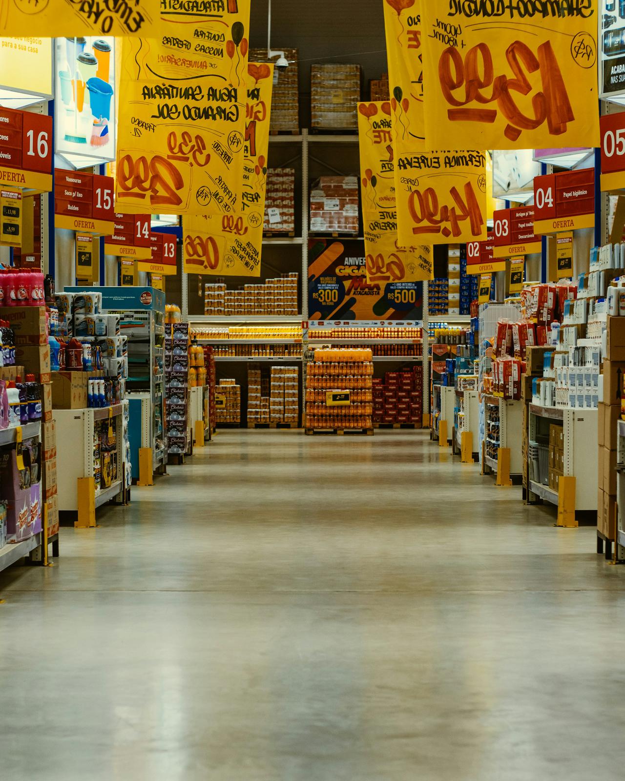 supermarket aisle