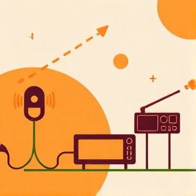Radio equipment illustration