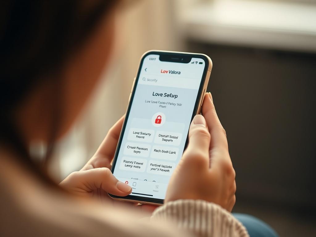 A close up shot of a person using a mobile