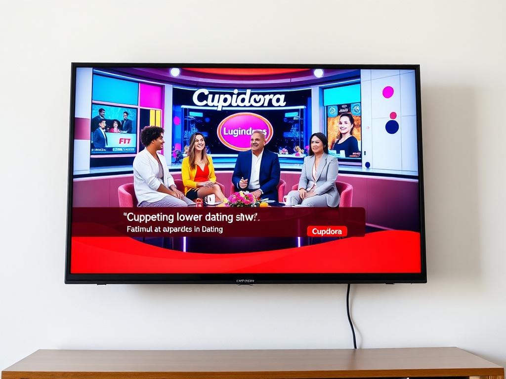 A close up shot of a television screen displaying a