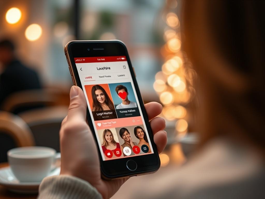 A close up shot of a smartphone displaying the Love