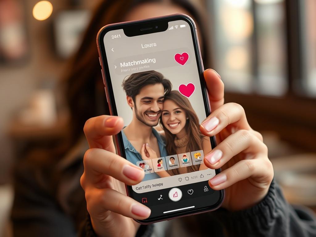 A close up shot of a smartphone displaying the Love