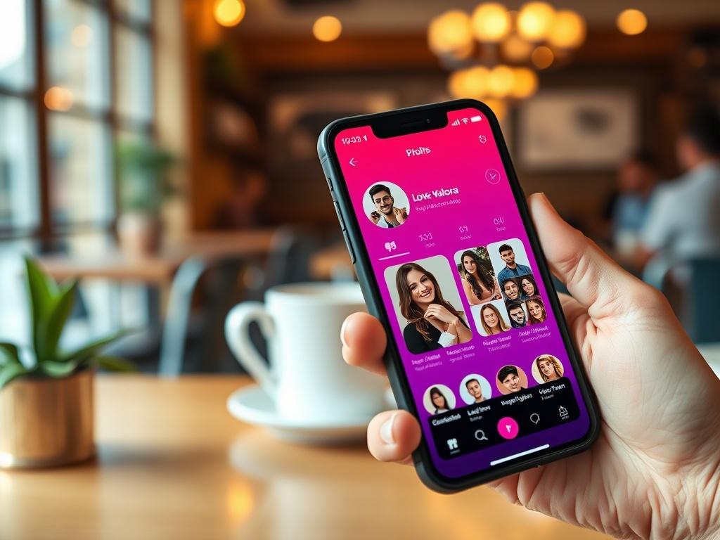 A close up shot of a smartphone displaying the Love