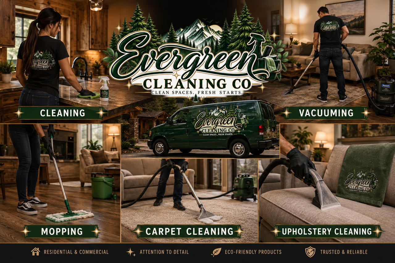 Professional cleaning and repair team