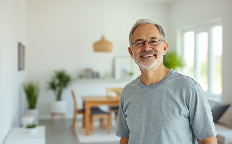 Satisfied customer in clean home