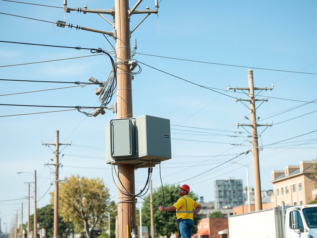 PowerGrid Sync Utility Pole Deployment
