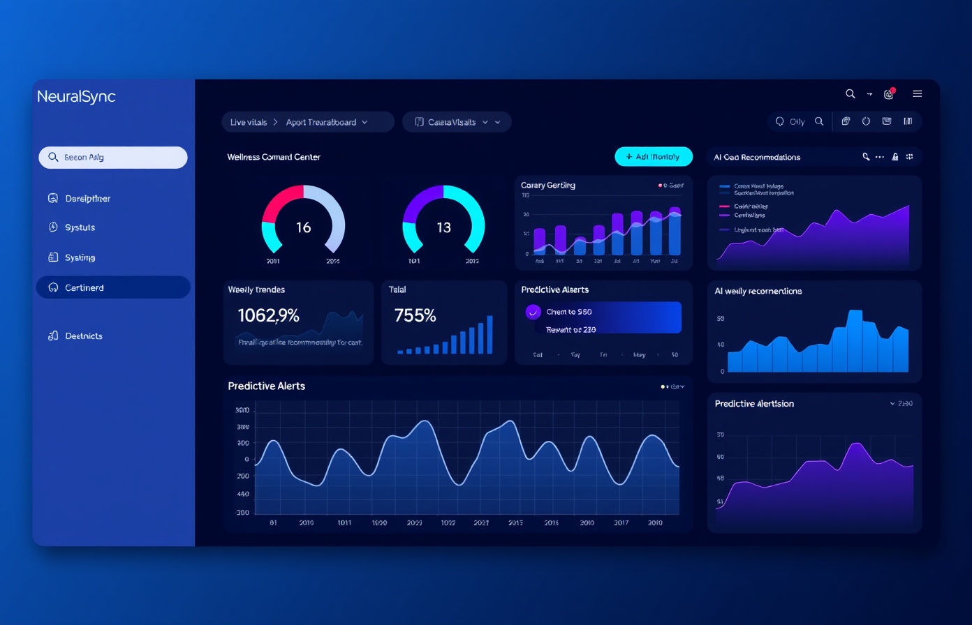 NeuralSync Dashboard Desktop Web Application