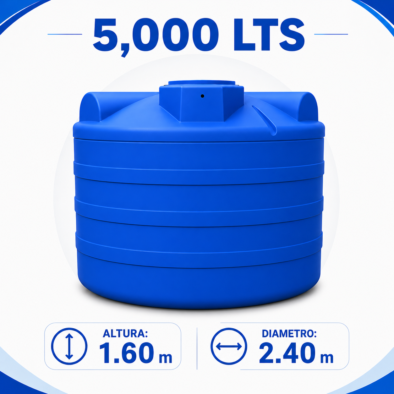 Cisterna 5,000 litros