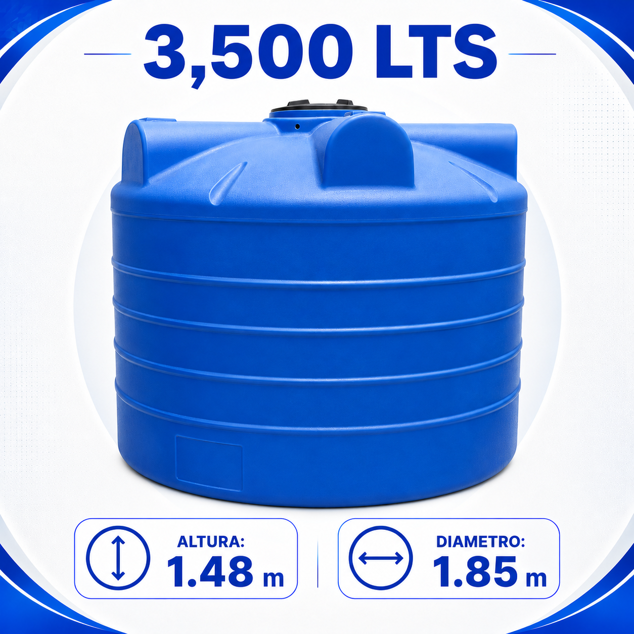 Cisterna 3,500 litros