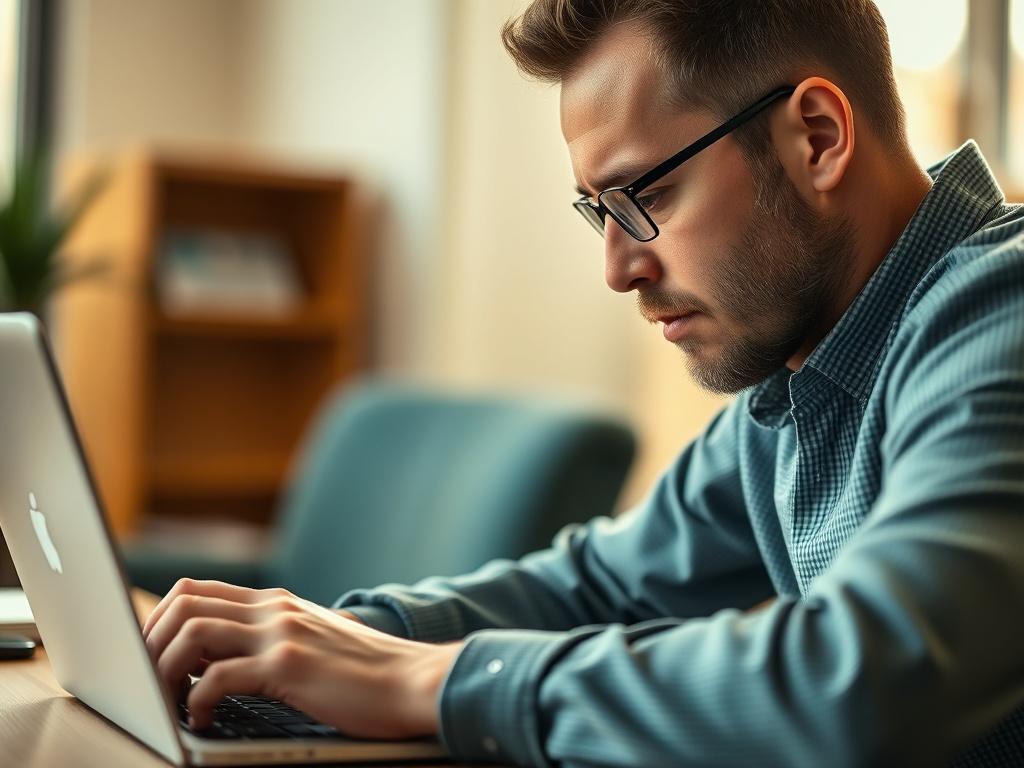 A close up shot of a person reviewing a resume