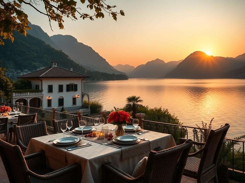 A breathtaking view of Lake Maggiore during Pesach  The