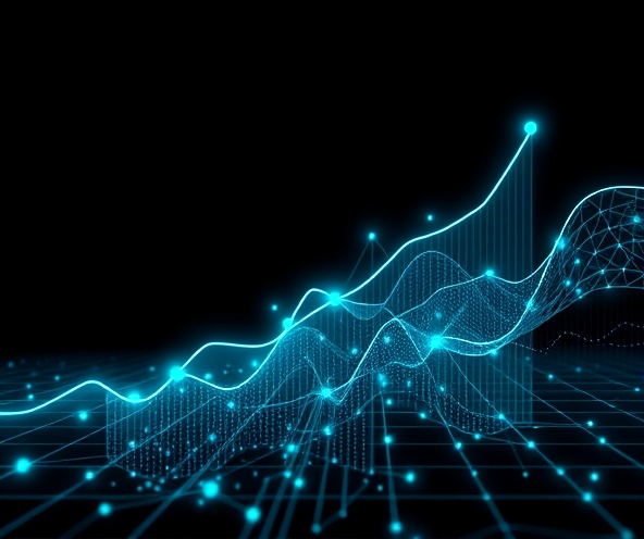 Digital growth and analytics illustration
