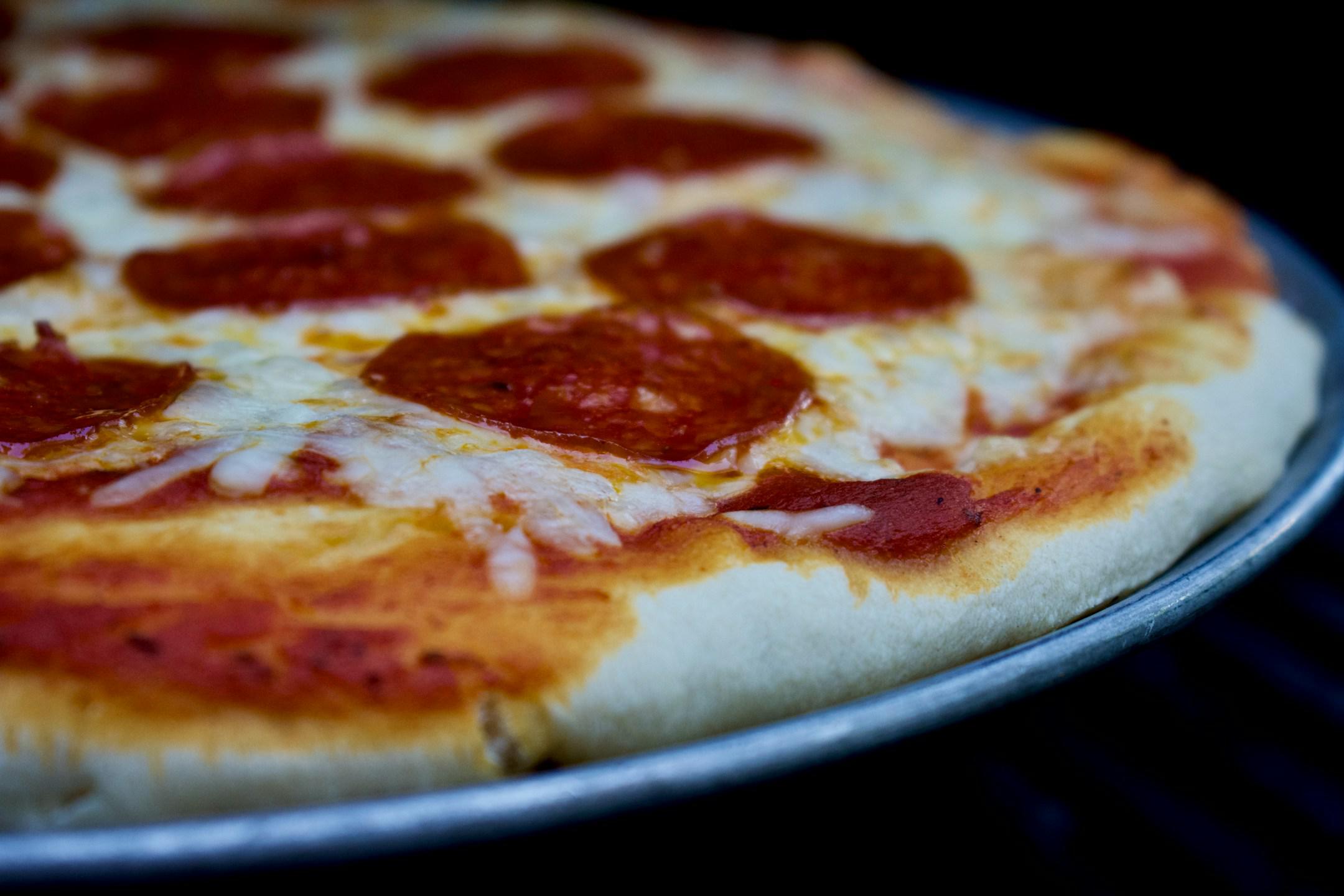 Home made pizza on the grill
