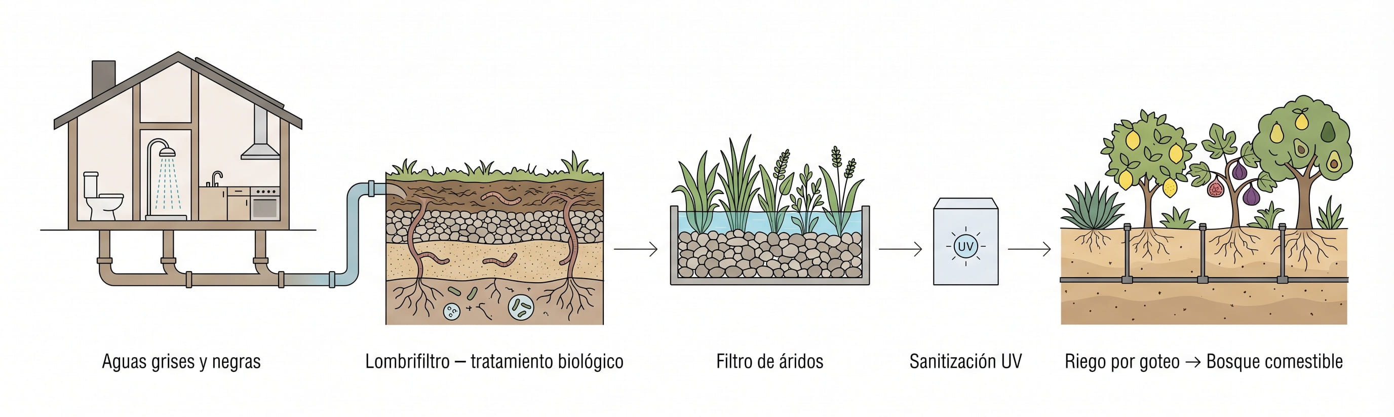 Diagrama del sistema de transformación PatioBosque