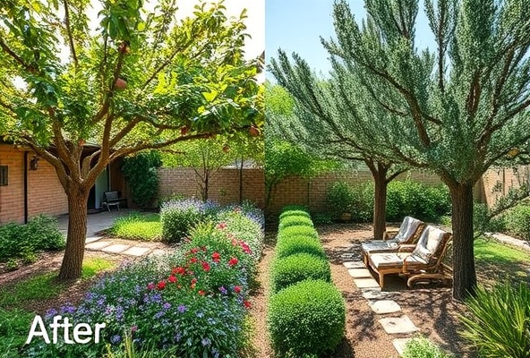 Después: bosque floreciente