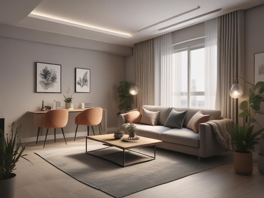 cozy apartment, modern amenities, comfortable living space, Rishon LeTsiyyon