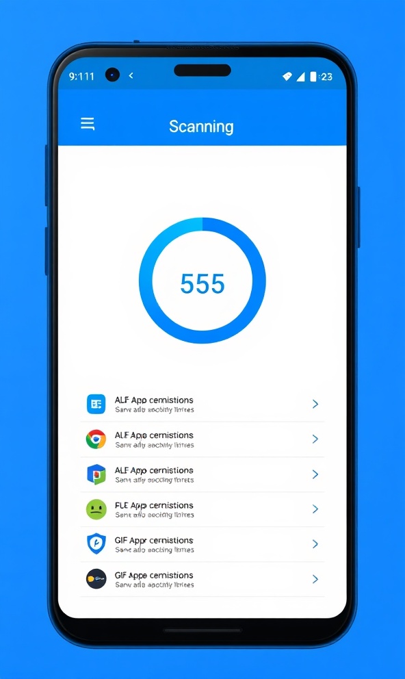 Safety App scanning interface
