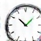 On-time guarantee icon with clock and checkmark