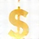 Transparent pricing icon with money symbol