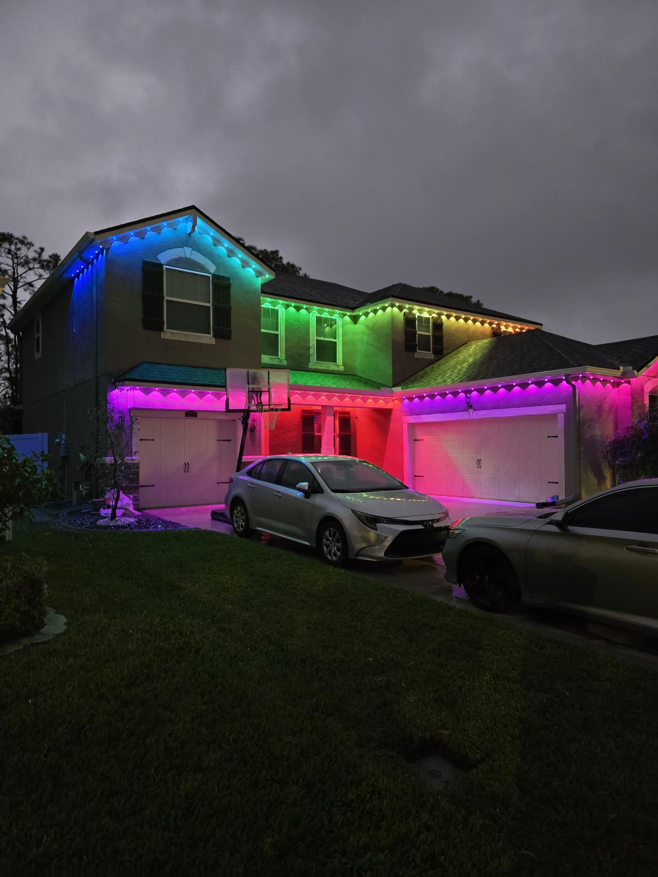 Govee lighting installation