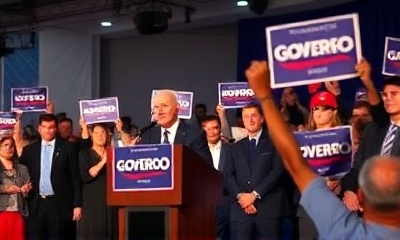 Governor Announces Re-election Campaign