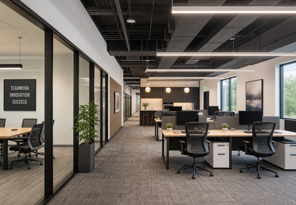 Professional commercial office space renovation