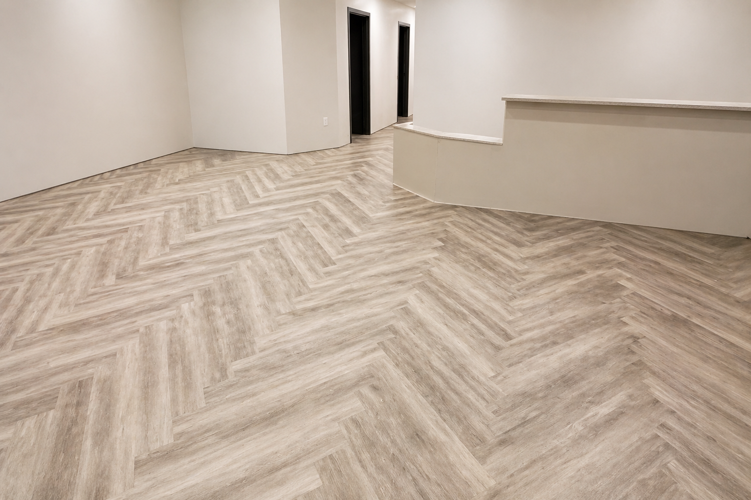 Commercial flooring project
