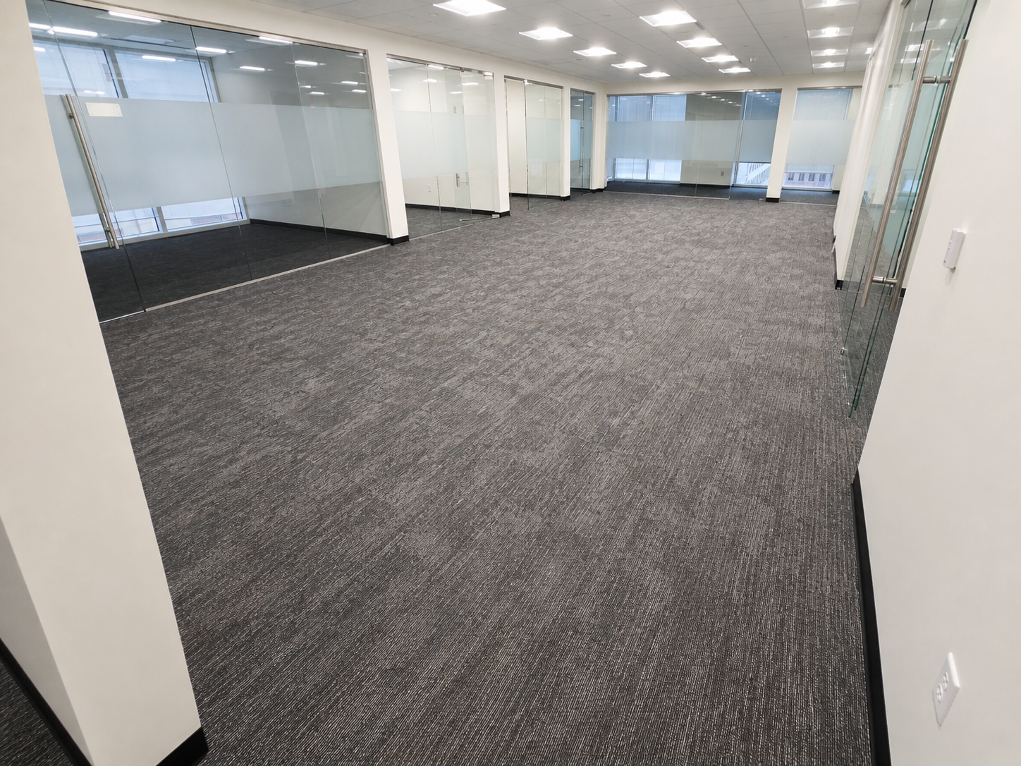 Commercial flooring installation