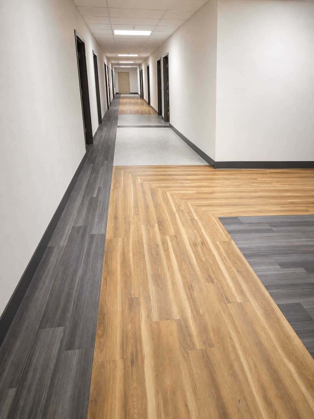 Commercial flooring project
