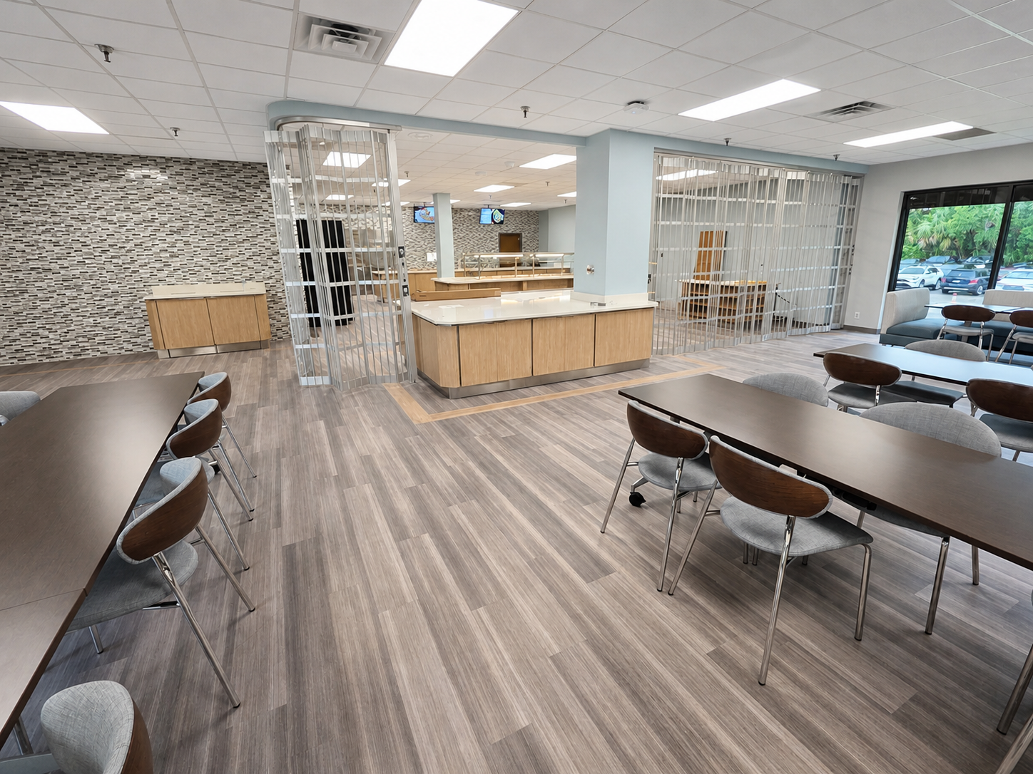 Commercial flooring project