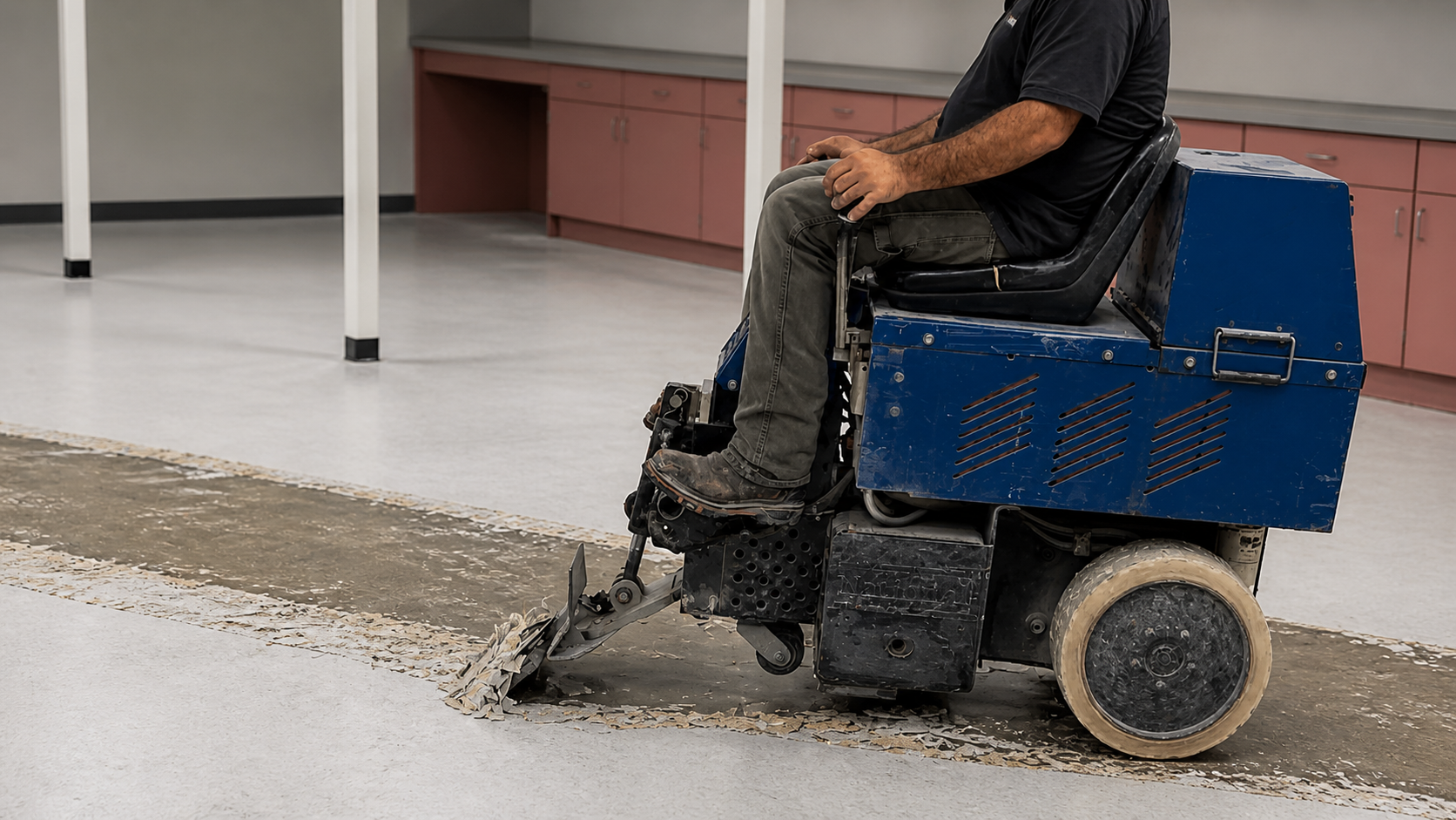 Commercial flooring project