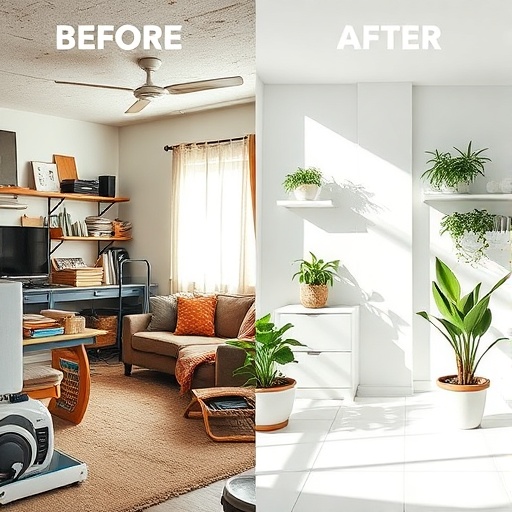 Deep cleaning service before and after