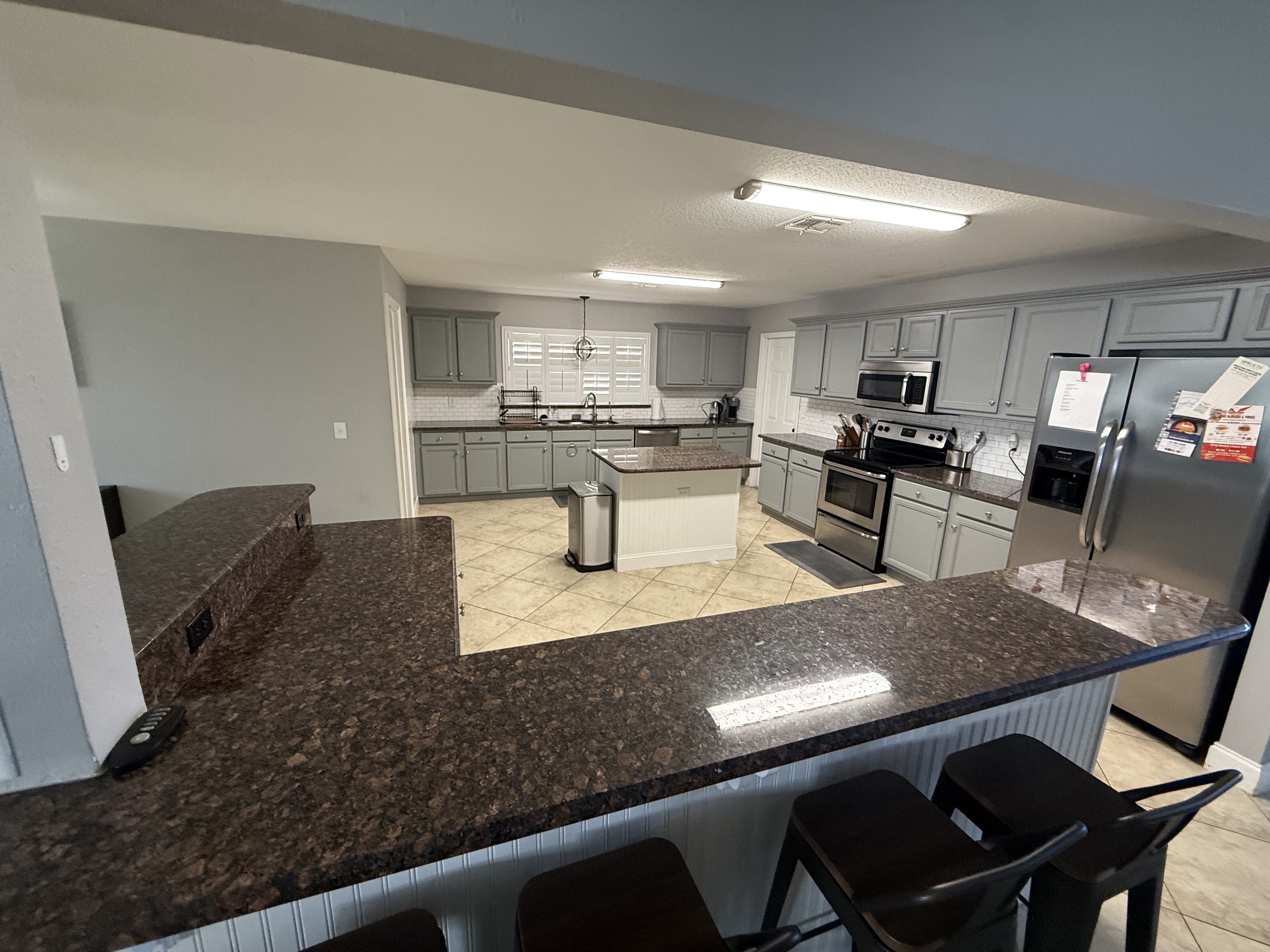Kitchen after appliance restoration