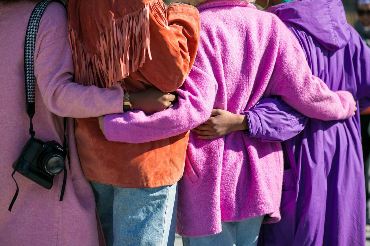 I took this photograph of a group of ladies at