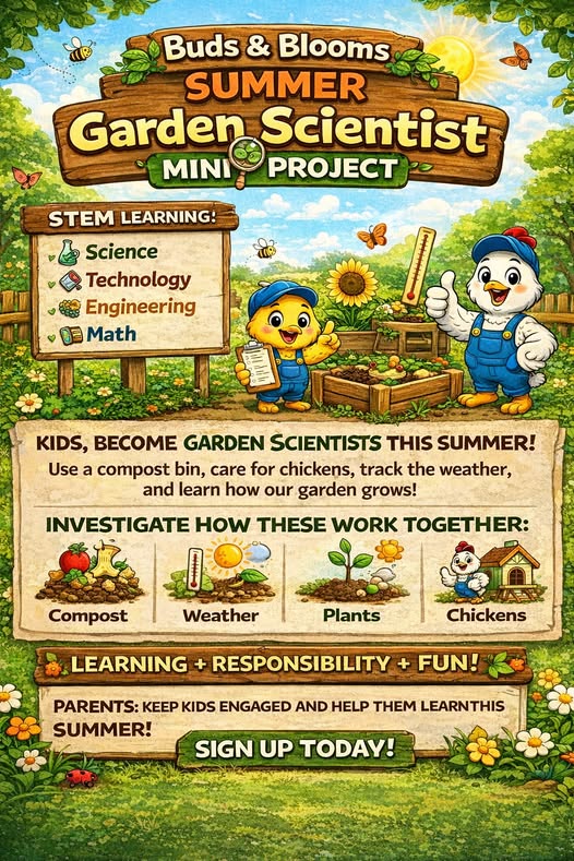 Program moments capturing joy and growth from Buds and Blooms