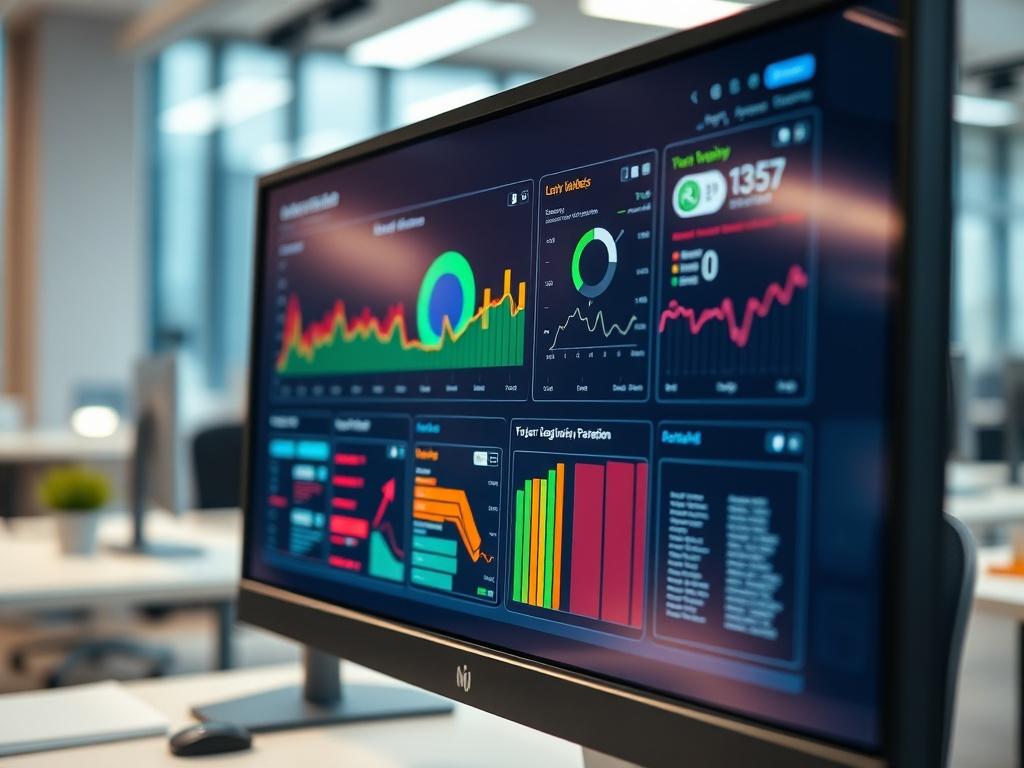 A hyper realistic close up shot of a computer screen