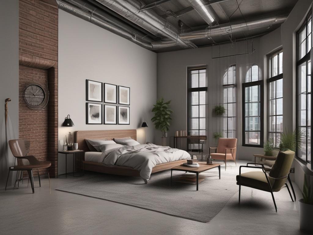 loft renovation, industrial charm, modern amenities, urban retreat