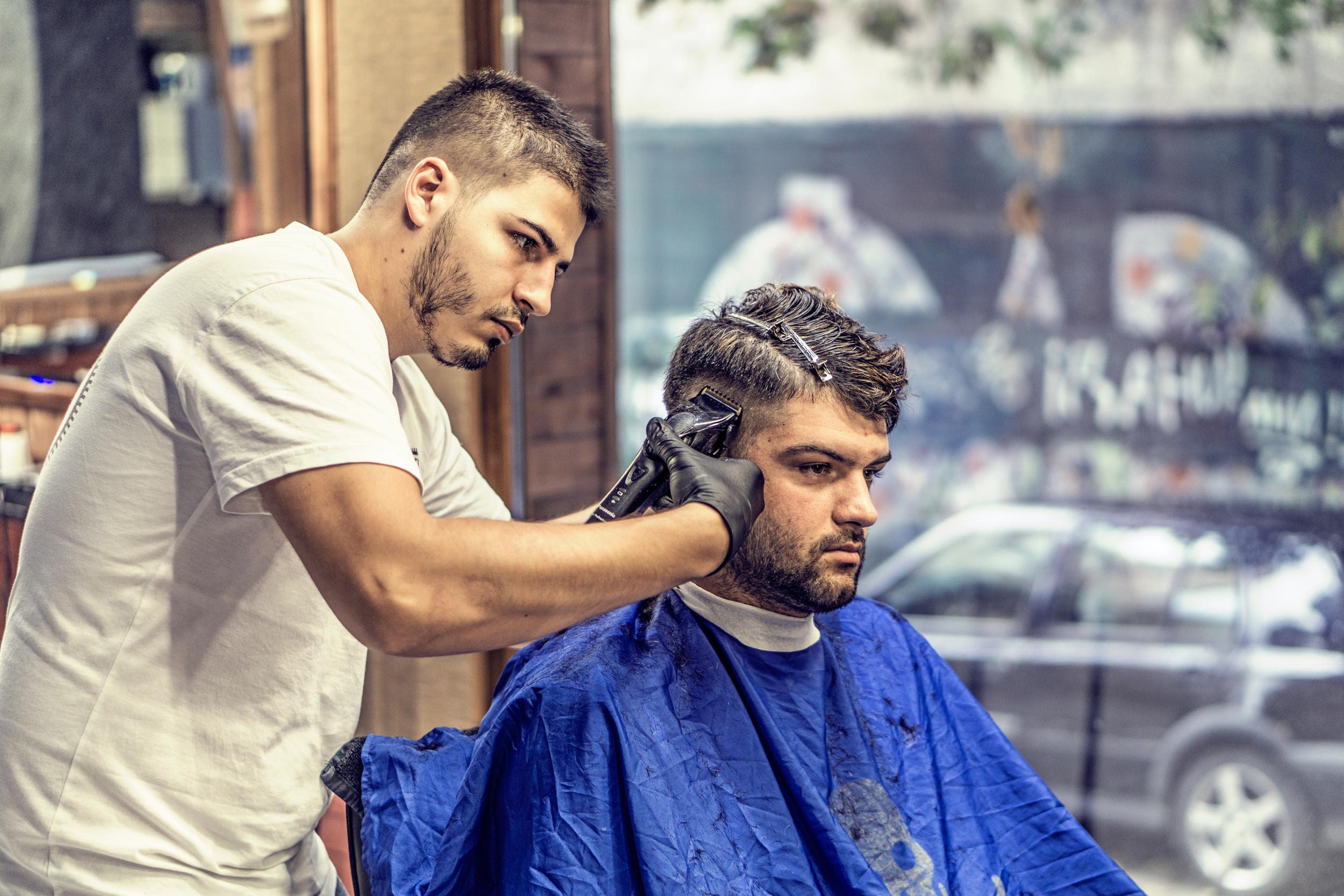 barber barbershop haircut men
