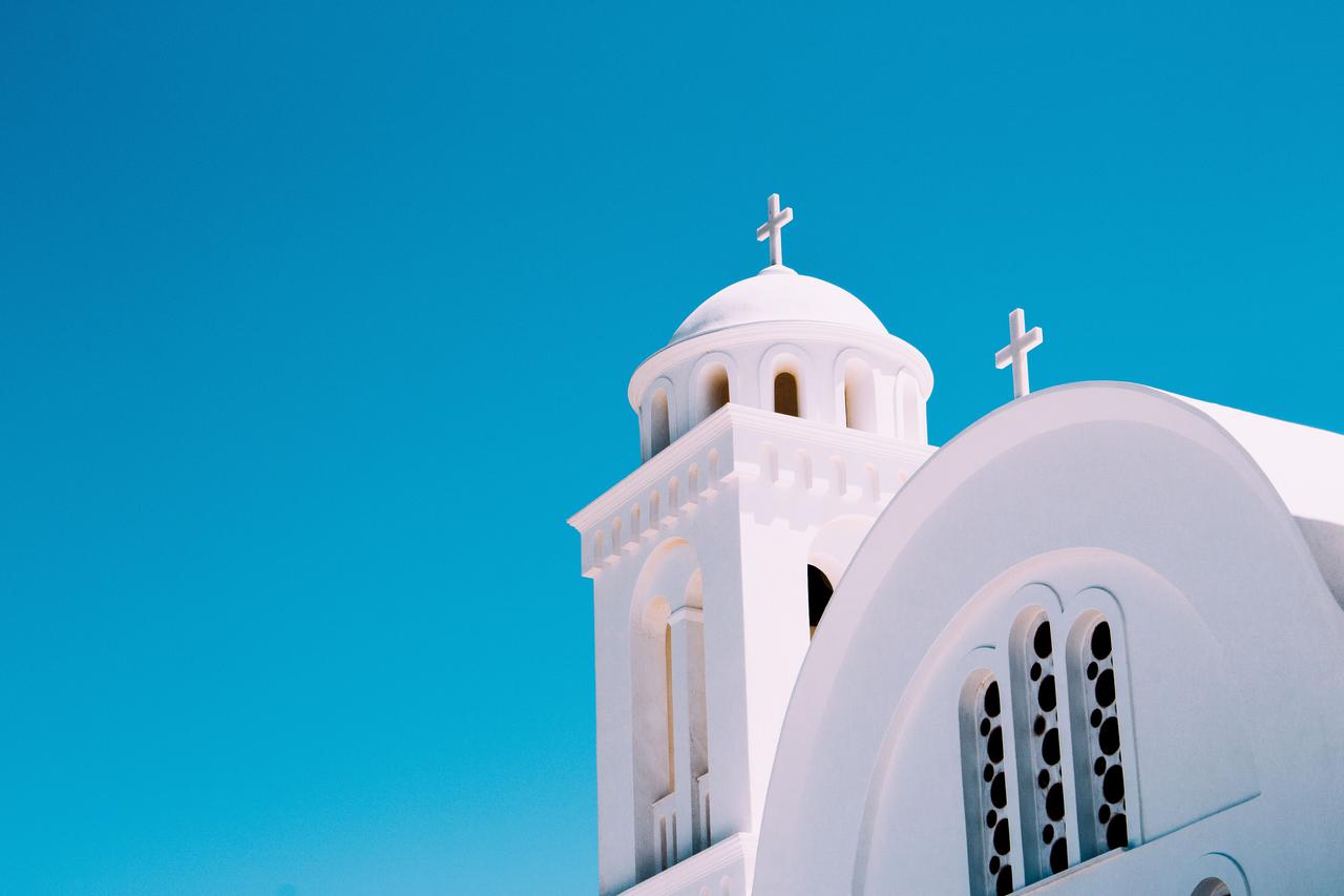 low angle view of cathedral against clear sky